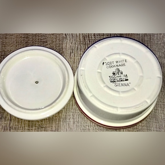 ASCOT WHITE Cookware SIENNA TG Green Church Chesley Ceramic Lidded Soufflé Dish - Picture 6 of 10